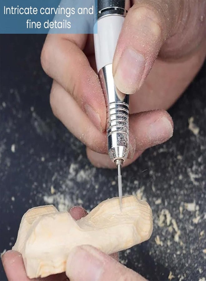 Serplex 6PCS Wood Carving Drill Bits Set for Dremel Rotary Tool, Engraving Drill Bit Set, Wood Crafts Grinding Tool for DIY Carving Drilling Micro Sculpture - Image 5